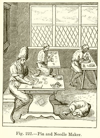 Nåle- og nålemaker av French School