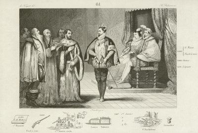 Polske ambassadører informerte Henry, hertugen av Anjou om at han ble valgt til konge av Polen, 1573 av French School