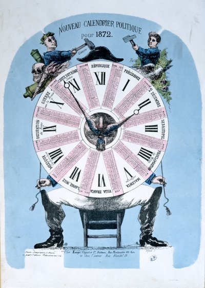 Politisk kalender for 1872 av French School