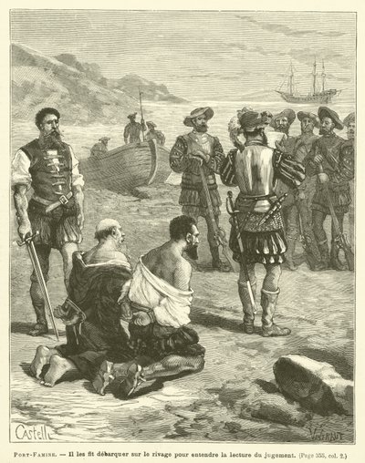Port-Famine (gravering) av French School