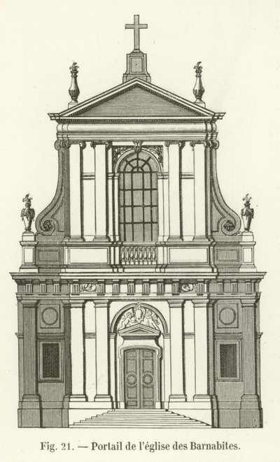 Barnabite kirkeportal av French School