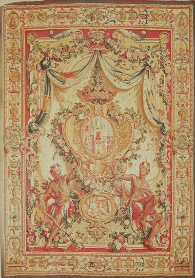 Portiere med våpenskjoldet til Louis-Antoine de Pardaillan de Gondrin, hertugen av Antin, Gobelins fabrikk, 1708-36 av French School