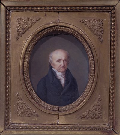 Portrett av Abraham-Louis Breguet (1747-1823) tidlig på 1800-tallet (panel) av French School