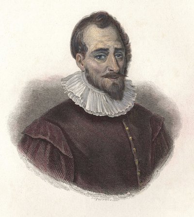 Portrett av Adam de Craponne (1527-1576), fransk matematiker og ingeniør. I "" Portretter av nyttige menn"" av French School