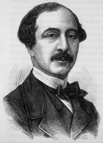 Portrett av Anatole Prevost Paradol, fransk journalist og politiker (1829 -1870). av French School
