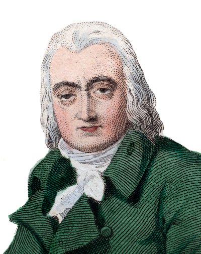 Portrett av Andre Ernest Modeste Gretry (1741-1813), fransk komponist. av French School