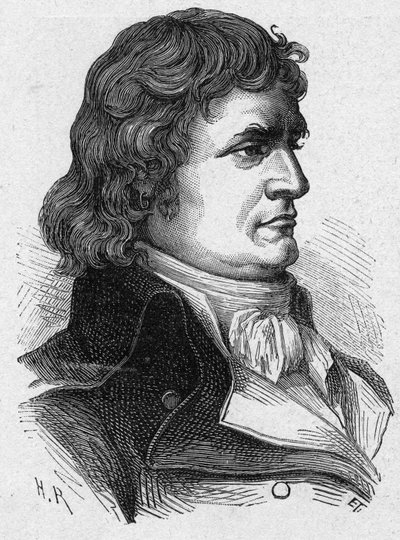 Portrait of Andre Jeanbon, known as Jean Bon Saint-Andre or Jeanbon Saint Andre (1749-1813), French revolutionary and politician. Engraving from 1889. Private collection. av French School