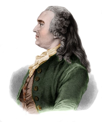 Portrett av Anne Robert Jacques Turgot, baron de lAulne (1727-1781) fransk økonom og statsmann. av French School