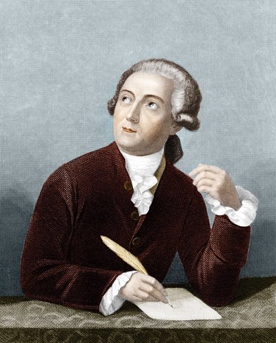 Portrait of Antoine Laurent Lavoisier (1743 -1794) French chemist. av French School