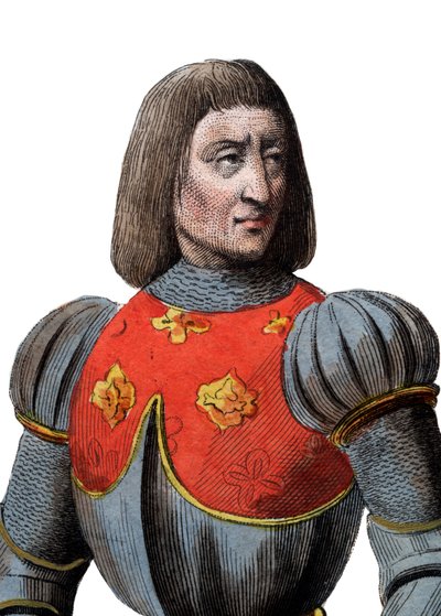 Portrett av Arthur III hertug av Bretagne (1393-1458), fransk konstabel. av French School