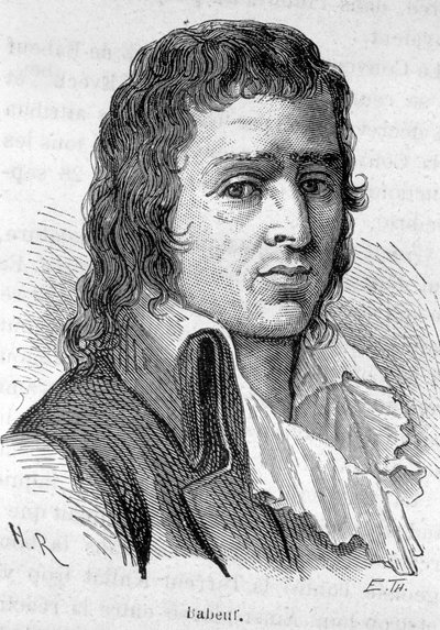 Portrett av Babeuf dit Gracchus, fransk revolusjonær (1760-1797) - i "" L