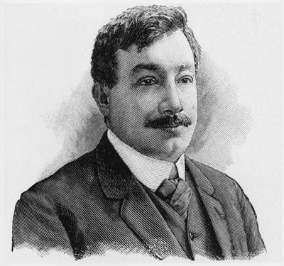 Portrett av Benjamin Rabier, tidlig på 1900-tallet av French School