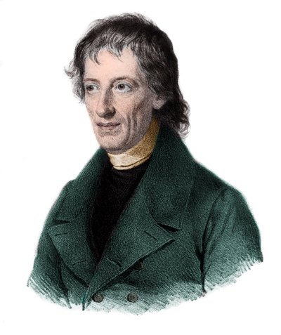 Portrett av Bernhard Placidus Johann Nepomuk Bolzano (1781-1848), bohemsk matematiker, logiker, filosof, teolog. av French School