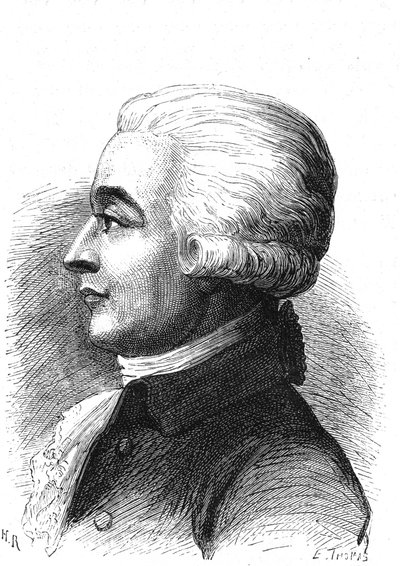 Portrett av Blanchard (1709-1853) av French School