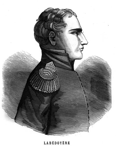Portrait of Charles Angelique Francois Huchet de La Bedoyere (Labedoyere av French School