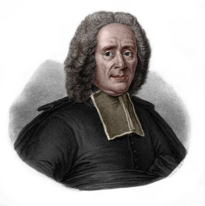 Portrett av Charles Rollin (1661-1741) fransk historiker og pedagog. av French School