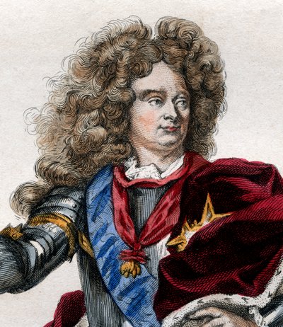Portrett av Claude Louis Hector de Villars (1653-1734), marskalk av Frankrike. av French School