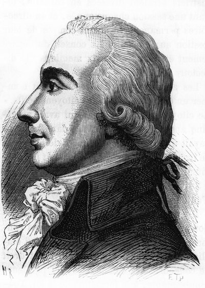 Portrett av Dominique Joseph Garat (1749-1833) fransk advokat, journalist og filosof, av French School