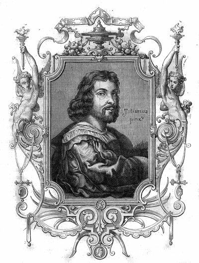 Portrett av keiser Otto I av Germania, kjent som den store (Otton, 912-973). Gravering i "Historien om pave-konger-dronninger-og-keisere gjennom århundrene"" av Maurice Lachatre av French School