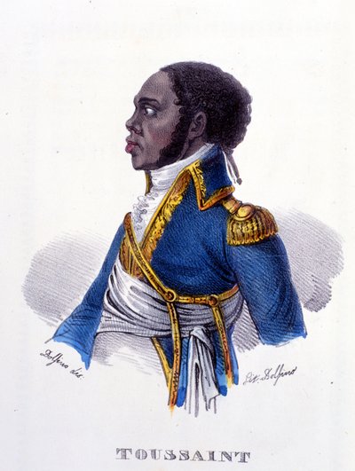 Portrett av Francois Dominique Toussaint kjent som "Toussaint-Louverture" (Toussaint Louverture av French School