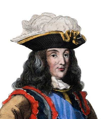 Portrett av Francois Henri de Montmorency Bouteville, kalt Marechal de Luxembourg, (1628-1695), fransk general, marskalk av Frankrike. av French School