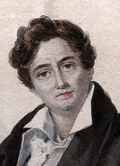 Portrett av Francois Joseph Talma (1763-1826), fransk skuespiller. av French School