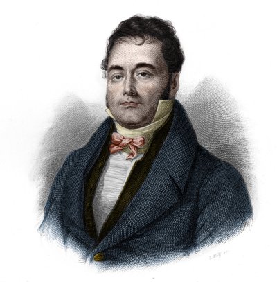 Portrait of Francois Mauguin (1785-1854), French politician. in “” LIBRE DES SPEAKERS”” by Louis de Cormenin Timon. 1842. Private collection. av French School