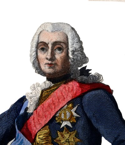 Portrett av Francois de Chevert (1695-1769), fransk general. av French School