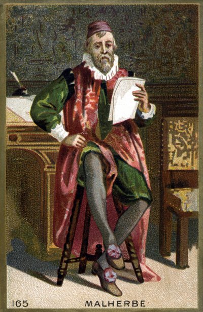 Portrett av François de Malherbe (1555-1628). 1800-talls kromolitografi. av French School