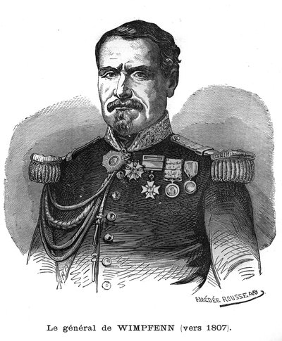 Portrett av baron Emmanuel Felix von Wimpffen (Wimpfenn av French School