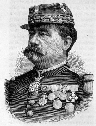 Portrett av general Carrey de Bellemare. av French School