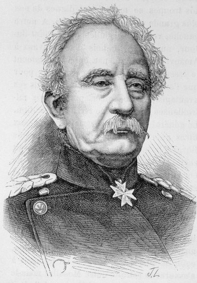 Portrait of General Karl Friedrich Von Steinmetz, Prussian feld marshal (1796 - 1877) - in “” L