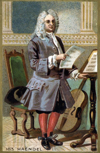 Portrait of George Frederick Handel (Georg Friedrich Handel av French School