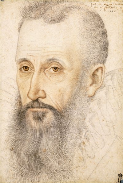 Portrett av George Talbot, jarl av Shrewsbury, ca. 1582 av French School