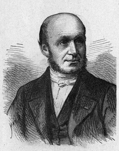 Portrett av Guillaume Benjamin Duchenne de Boulogne (1806 - 1875), fransk lege - i "Album de la Science; berømte vitenskapsmenn; Store funn""" 1896. av French School