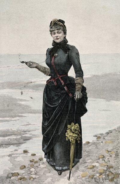 Portrett av Gyp (Sibylle Gabrielle Marie Antoinette Riquetti de Mirabeau, grevinne av Martel de Janville) (1849-1932), fransk forfatter Fren av French School