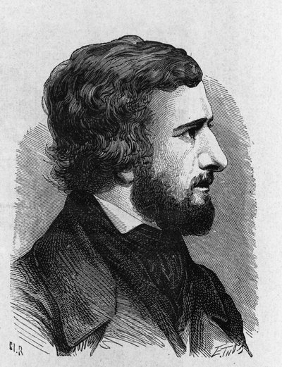 Portrett av Hippolyte Fizeau (1819 - 1896) - i "" Album of Science; berømte lærde; Store funn""" 1896. av French School