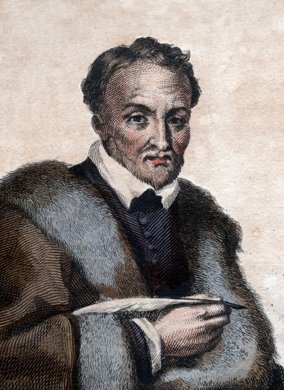 Portrett av Jacques Amyot (1513-1593), fransk biskop, forfatter og oversetter. av French School