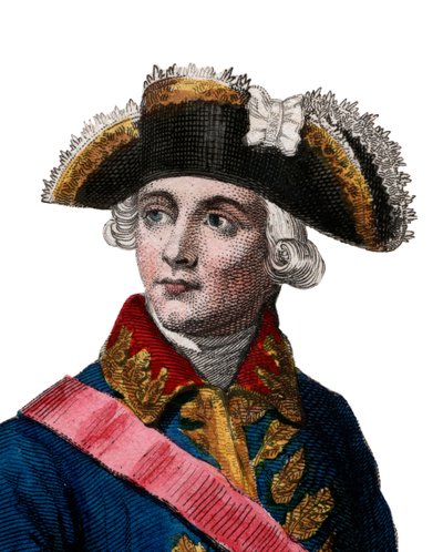 Portrett av Jacques Antoine Hippolyte, Comte de Guibert (1743-1790), fransk general og militærskribent. av French School