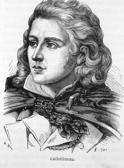 Portrait of Jacques Cathelineau (1759 - 1793), Vendée chef - in “” L