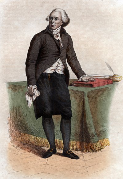 Portrett av Jacques Delille (Abbe Delille) (1738-1813), fransk poet og oversetter. av French School