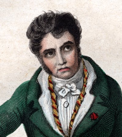 Portrett av Jacques Louis David (1748-1825), fransk maler. av French School