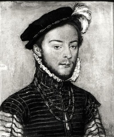 Portrett av Jacques de Savoie (1531-85) hertug av Nemours, ca. 1565 av French School
