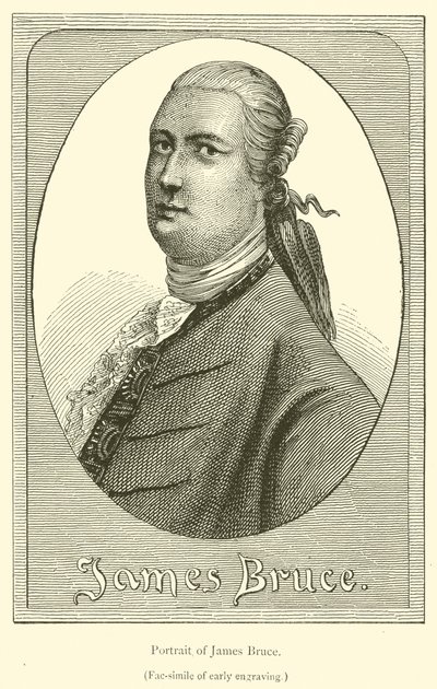 Portrett av James Bruce (gravering) av French School