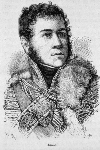 Portrett av Jean Andoche Junot (Jean-Andoche) (1771-1813), hertug av Abrantes, fransk general - i ""L