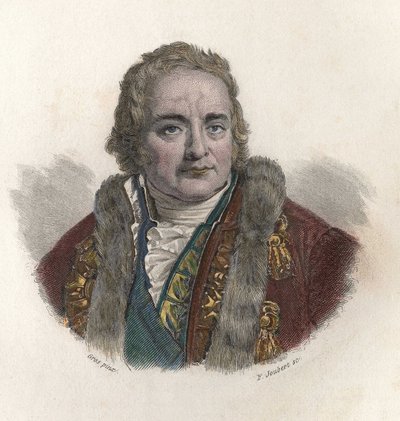Portrett av Jean Antoine (Jean - Antoine) Chaptal, greve av Chanteloup (1756-1832), fransk kjemiker og politiker. I "" Portretter av nyttige menn"" av French School