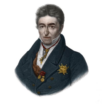 Portrett av Jean Baptiste (Jean-Baptiste), Comte de Villele (1773-1854), fransk politiker. i "" LIBRE DES SPORERS"" av Louis de Cormenin Timon. 1842. Privat samling. av French School