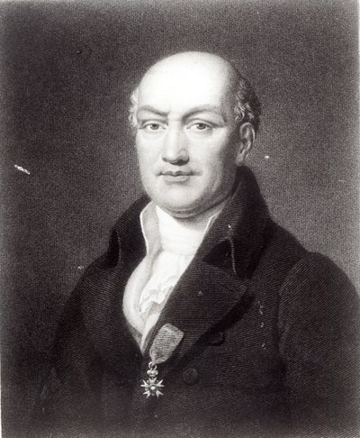 Portrett av Jean Baptiste Joseph Delambre (1749-1822) av French School