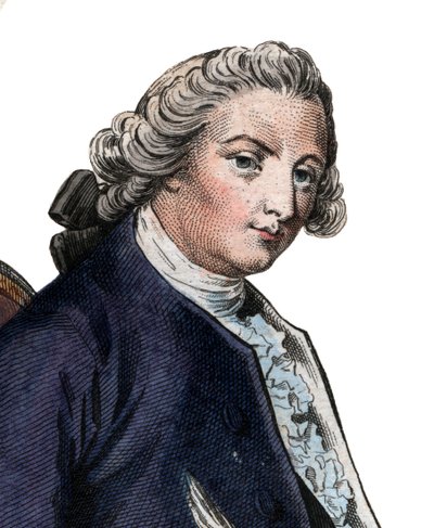 Portrett av Jean Baptiste Louis Gresset (1709-1777), fransk poet og dramatiker. av French School