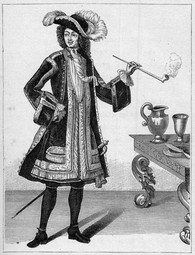 Portrait of Jean Bart (1651-1702), French privateer. Engraving in “La Marine et les colonies: commerce” av French School